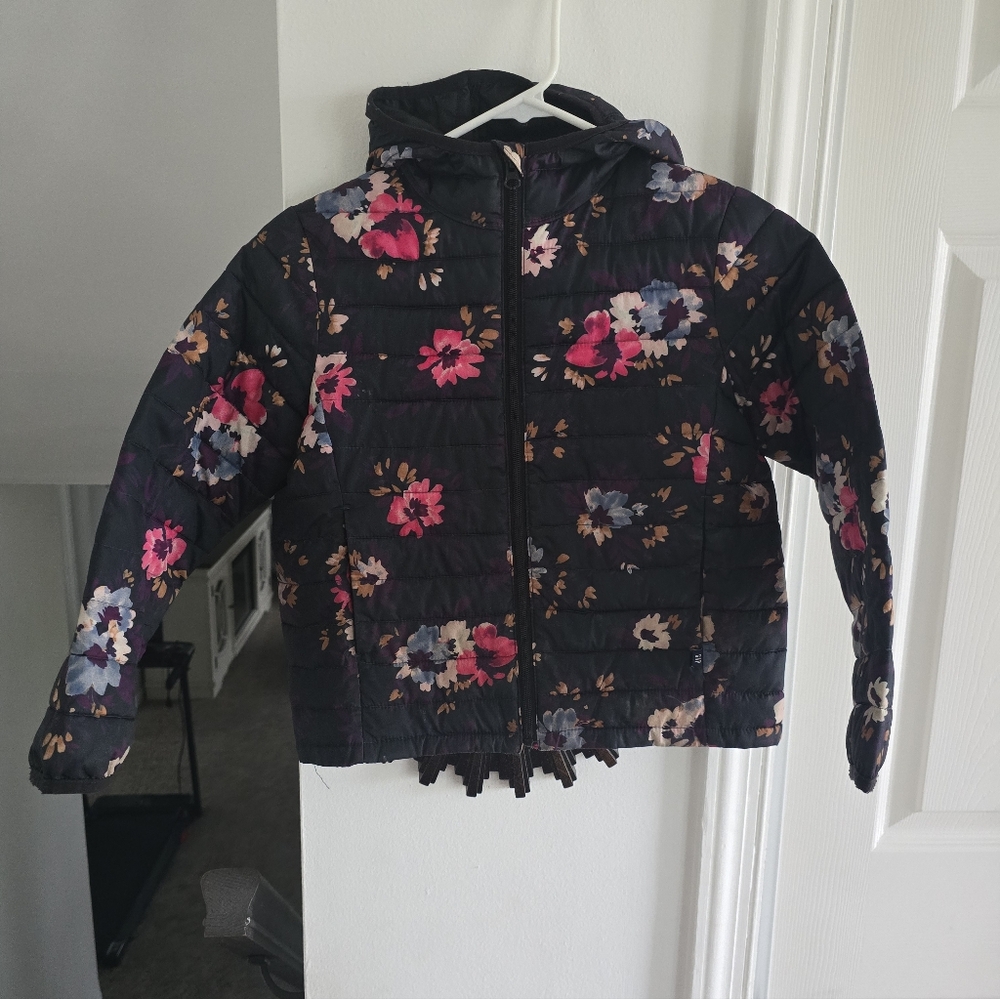 GAP Kids Floral Puffer Jacket